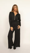 Claire Zipper Jumpsuit