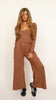 Emma Jumpsuit Tan