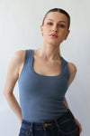 Essential Cotton Ribbed Tank