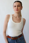 Essential Cotton Ribbed Tank