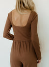 Emma Jumpsuit Tan