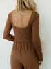Emma Jumpsuit Tan