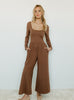 Emma Jumpsuit Tan