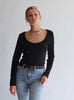 DTN Ribbed Cotton Long Sleeve