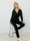 Vivi Long Sleeve Jogger Jumpsuit