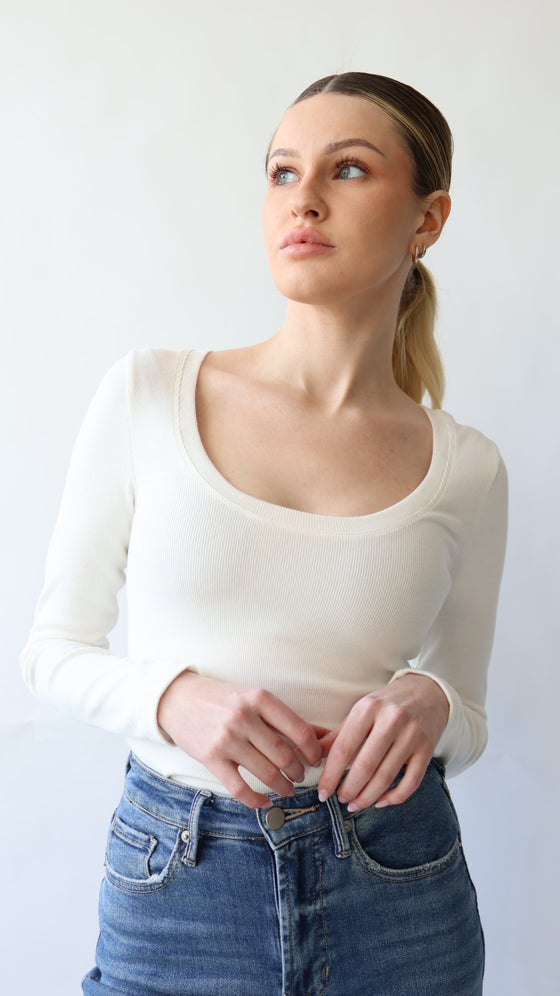 DTN Ribbed Cotton Long Sleeve