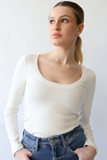  DTN Ribbed Cotton Long Sleeve