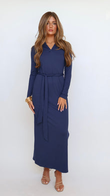  Nora Belted Maxi Dress