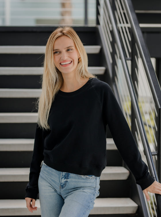 The Perfect Cotton Crew Neck Sweatshirt