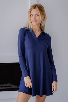  Faith V Neck Collar Mini Dress