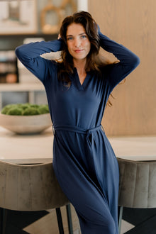  Nora Belted Maxi Dress